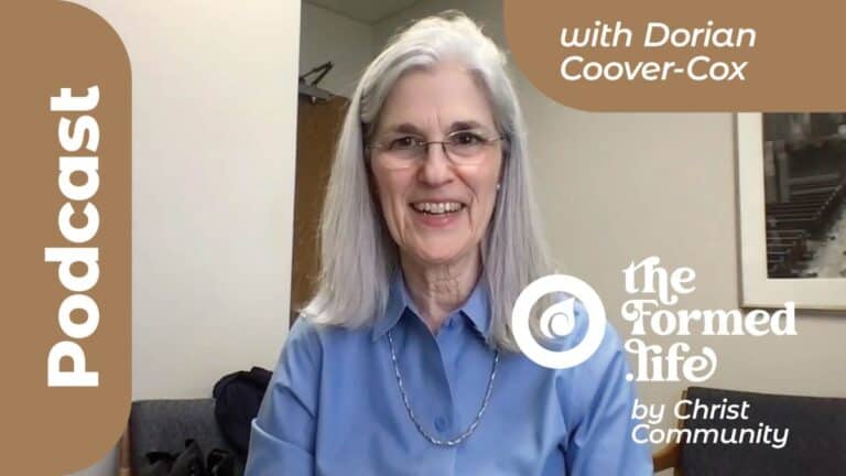 Dorian Coover-Cox, host of "The Formed Life" podcast by Christ Community, smiling.