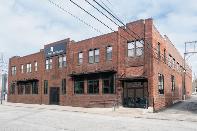 Christ Community Church building in Kansas City. New Home.
