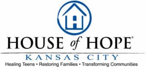 House of Hope Kansas City logo: Healing Teens, Restoring Families, Transforming Communities.