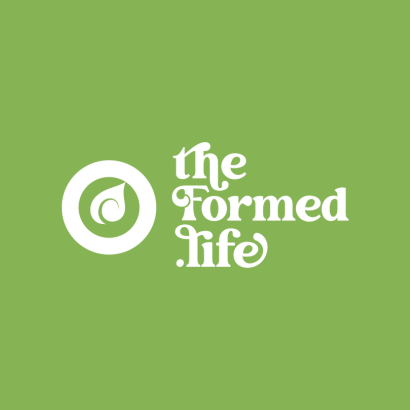 The Formed Life logo on a green background.