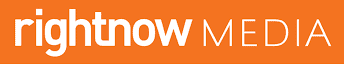 RightNow Media logo on an orange background.