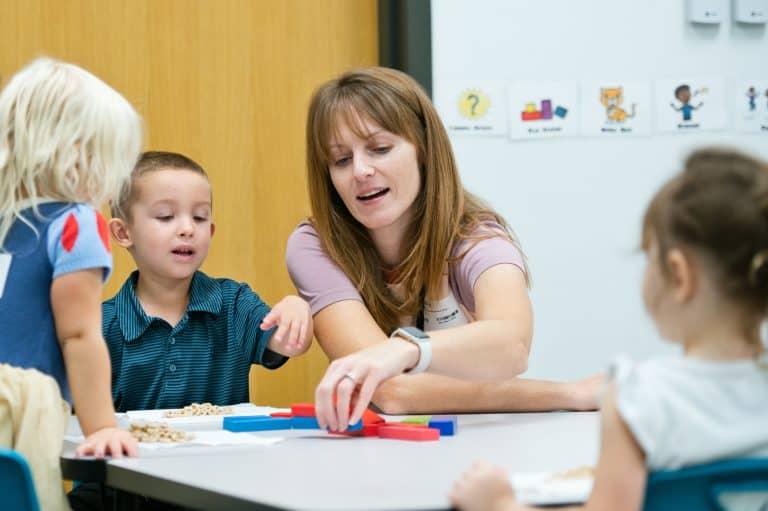 Children's Ministries lesson at Shawnee Campus